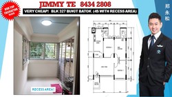 Blk 327 Bukit Batok Street 33 (Bukit Batok), HDB 4 Rooms #176060152